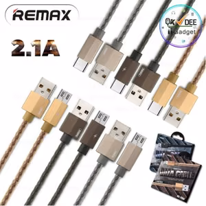 USB laidas Remax Gefon RC-110a pilkas Type-C 100cm / metalinė dėžutė