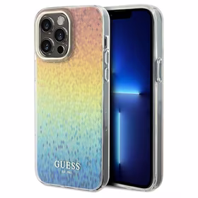Guess IML Faceted Mirror Disco Iridescent dėklas telefonui iPhone 13 Pro / 13 - įvairiaspalvis