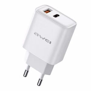 Зарядное устройство Awei PD81-EU 22.5W USB-A/USB-C белый