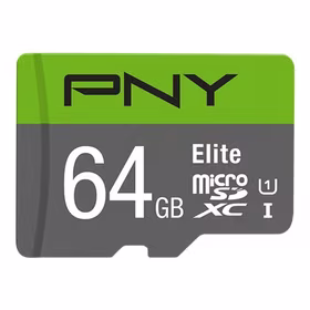 PNY Elite 64 GB MicroSDXC Klasės 10