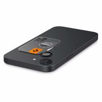 Spigen Optik Pro GLAS.TR "Ez Fit" kameros dangtelis 2 rinkinys iPhone 16e - juodas