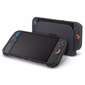 Spigen Rugged Armor dėklas Nintendo Switch 2 – matinis juodas