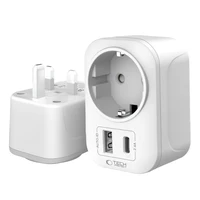 Tech-Protect TA100 UK Adapter - White