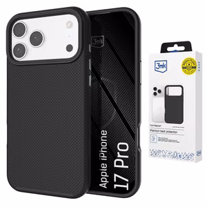 3mk Fortis MagCase dėklas, skirtas iPhone 17 Pro, juodas