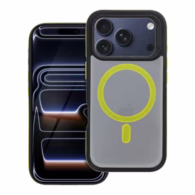 Dėklas NEO IPHONE 17 Pro suderinamas su MagSafe geltonas