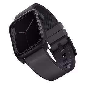 Uniq Straden odinis Hybrid dirželis skirtas Apple Watch 1/2/3/4/5/6/7/8/SE/SE2/Ultra 42/44/45/49mm - pilkas