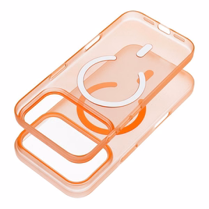 Dėklas GO ORANGE suderinamas su MagSafe skirtas IPHONE 17 kosminė oranžinė