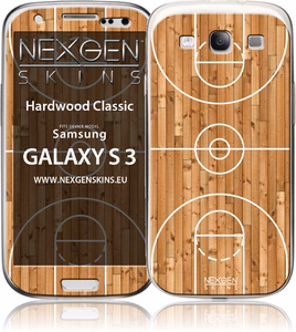 Nexgen dekoratyvinis 3D efekto lipdukas, skirtas Samsung Galaxy S3, „Hardwood Classic 3D“