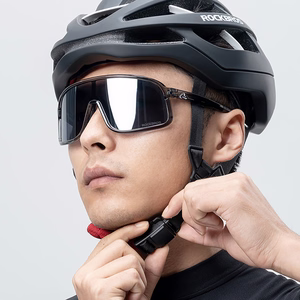 Rockbros HC-58BK-M Bike Helmet 55-58 cm - Black and Gray