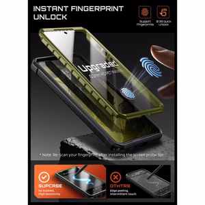 "Supcase Unicorn Beetle Pro Mag MagSafe" 2 komplektų dėklas "Samsung Galaxy S26 Ultra" - žalias ir juodas