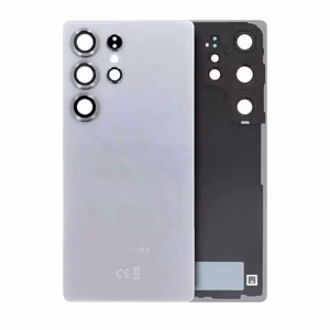 Galinis dangtelis suderinamas su Samsung S938 S25 Ultra / Titanium White Silver / (su kameros lęšiu) OEM