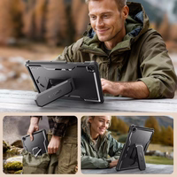 "Tech-Protect Kevlar Pro" dėklas, skirtas "Samsung Galaxy Tab A9+" / A11+ - juodas