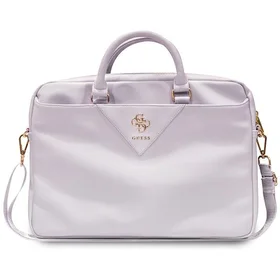 Guess Triangle 4G krepšys 16" nešiojamam kompiuteriui - violetinis