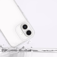 AmazingThing Minimal dėklas iPhone 16 Plus silikoninis dėklas - skaidrus