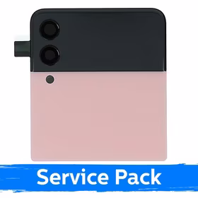 LCD ekranas suderinamas su Samsung F711 Z Flip3 (OUTER) su rėmeliu / Rožinis / (Service Pack)