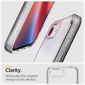 Spigen Ultra Hybrid iPhone 16e dėklas - skaidrus