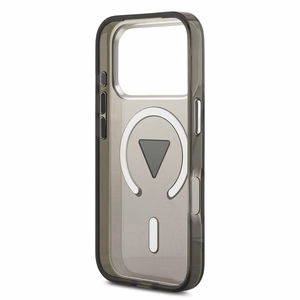 GUESS dėklas telefonui IPHONE 17 Pro Max su MagSafe suderintas (IML gradientas su trikampio logotipu) - juodas