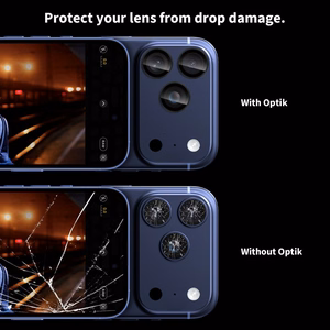 Apsauginis stikliukas kamerai Tech-Protect CamRing Fit+ Apple iPhone 14 Pro/14 Pro Max/15 Pro/15 Pro Max/16 Pro/16 Pro Max/17 Pro/17 Pro Max skaidrus