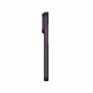 AmazingThing Titan Max Lens dėklas, skirtas iPhone 18 Pro, iš aramido pluošto, su kameros apsauga, suderinamas su MagSafe – spalva: violetinė