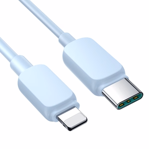 Joyroom Multi-Color Series A14 USB-C / Lightning 20W kabelis 1.2 m - mėlynas