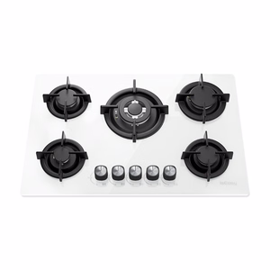 ISEASY MGBG-775 газовая варочная панель с 5 конфорками (белая)