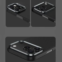 Benks Magnetinis apsauginis Kevlar dėklas su metalo rėmu 600D (0068) skirtas iPhone 17 Air juodas