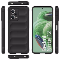 Magic Shield dėklas telefonui Xiaomi Redmi Note 12 5G / Poco X5 5G lankstus šarvuotas dėklas juoda