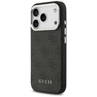 Guess 4G Classic Logo Magnetinis dėklas telefonui iPhone 17 Pro - juodas