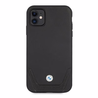 BMW odinis perforuotas dėklas iPhone 11 / Xr - juodas