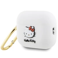 Hello Kitty silikoninis 3D Kitty galvos dėklas AirPods Pro 2 (2022/2023) - baltas