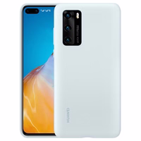Originalus dėklas Huawei P40 - silikoninis apsauginis dėklas (51993723) šviesiai mėlynas