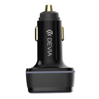 Devia automobilinis įkroviklis Extreme 115W 2x USB-C 1x USB juodas