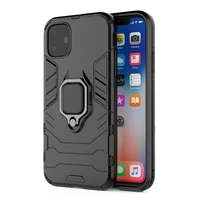 Ring Armor dėklas telefonui Iphone 13 Pro Max juodas