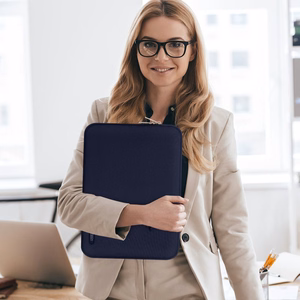 Tech-Protect Sleeve Nešiojamojo kompiuterio 13-14 dėklas - tamsiai mėlynas