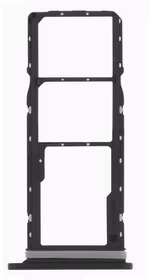 SIM kortelės laikiklis Samsung A057 A05S 2023 Black originalus (service pack)