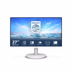 Philips V Line 271V8AW/00 monitorius 68,6 cm (27") 1920 x 1080 pikselių Full HD LCD baltas