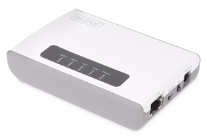 Digitus DN-13024 spausdinimo serveris Eterneto LAN / belaidis LAN Balta
