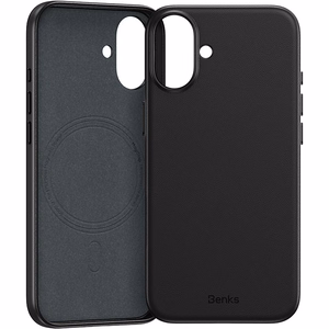 Benks magnetinis Vita Pro silikoninis dėklas telefonui, skirtas Iphone 16, juodas