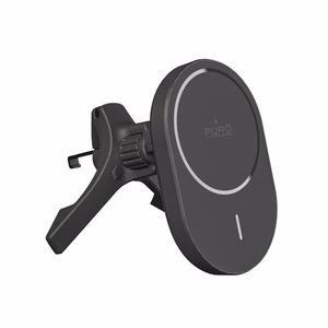 Puro Car Holder with Qi2 Charger, MagSafe Compatible - Black