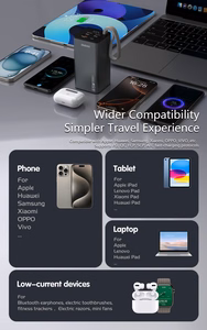 External battery Power Bank Dudao K65+ 65W 30000mAh black
