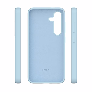 Etteri Silikoninis Mag dėklas for Samsung Galaxy S25 Edge šviesiai mėlynas
