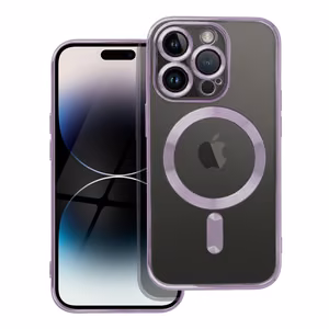 Electro Mag Cover case for iPhone 14 Pro compatible with MagSafe purple