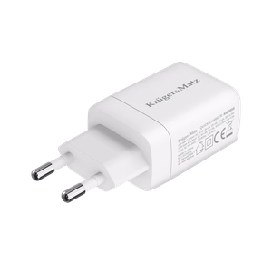 Kruger&Matz 45 W GaN tinklo įkroviklis su Power Delivery ir Quick Charge