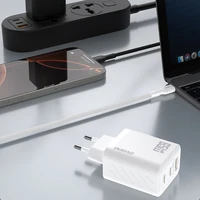 Dudao A29C 65W GaN sieninis įkroviklis + USB-C kabelis - baltas