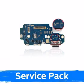 Krovimo lizdas skirtas Samsung S908 S22 Ultra su lanksčiąją jungtimi / plata (Service Pack)