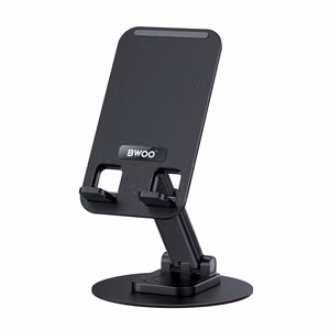 BWOO rotating desktop phone laikiklis ZJ132 juodas