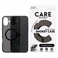 CARE by PanzerGlass Flagmano dėklas telefonui iPhone 16 Plus 6.7" dūminis/dūminis Magnetinis 1351