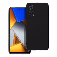 Silikoninis dėklas telefonui XIAOMI POCO M4 Pro 5G / Redmi Note 11T 5G / Redmi Note 11S 5G juodas