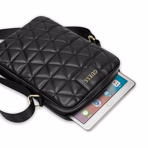 Guess Сумка GUTB10QLBK 10" черный/черный Quilted сумка для планшета