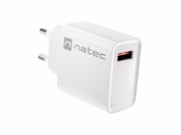 NATEC TINKLO ĮKROVIKLIS RIBERA USB-A 18W BALTA